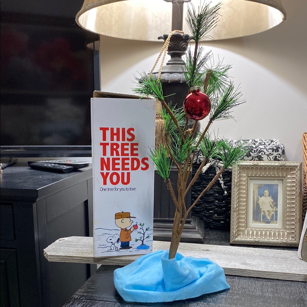 Peanuts Charlie Brown Blue Charlie Brown Christmas Tree Decoration!